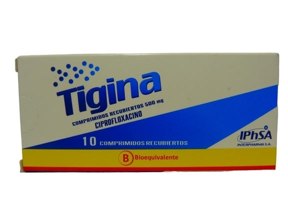 TIGINA 500MG X10 COMPRIMIDOS