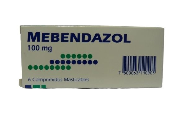 MEBENDAZOL 100MG X6 COMPRIMIDOS