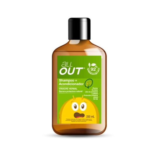 All Out Preventivo Sh+Aco. X 250 Ml | all out 250ml