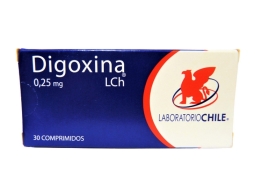 DIGOXINA 0.25 MG  X 30 COMPRIMIDOS