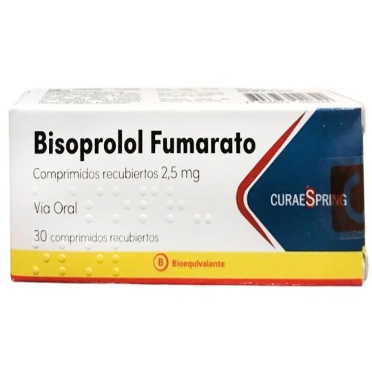 Bisoprolol 2.5Mg X30Com. Recubiertos | bisoprolol 2.5mg