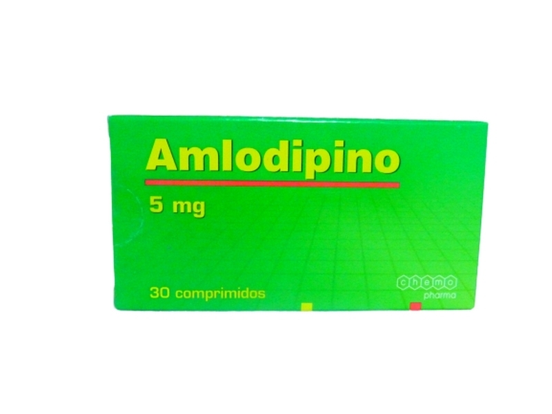 AMLODIPINO 5 MG  X 30 COMPRIMIDOS