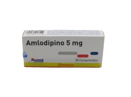 AMLODIPINO 5 MG  X 30 COMPRIMIDOS