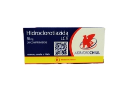 HIDROCLOROTIAZIDA 50MG X20 COMPRIMIDOS
