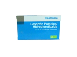 LOSARTAN/HIDROCLOTIAZIDA 50/12.5 X 30 COMPRIMIDOS
