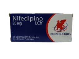 NIFEDIPINO RETARD 20 MG  X 30 COMPRIMIDOS RECUBIERTOS