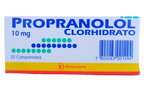 PROPRANOLOL 10MG X20 COMPRIMIDOS