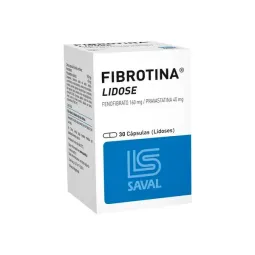 Fibrotina 160 Mg / 40 Mg X 30 Capsulas | fibrotina 30caps