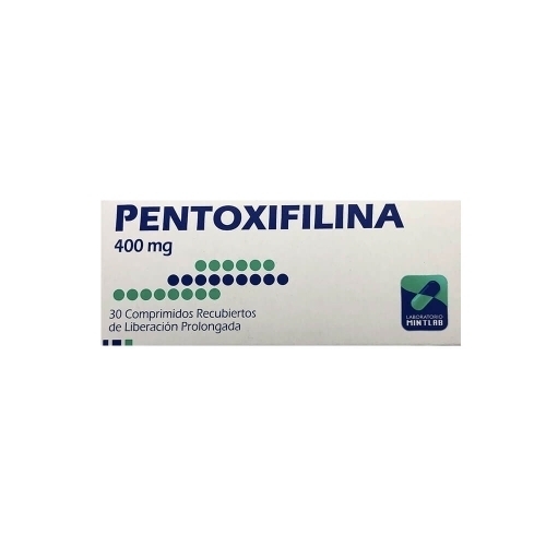 Pentoxifilin 400 Mg X 30 Comprimidos | pentoxifilin 30com
