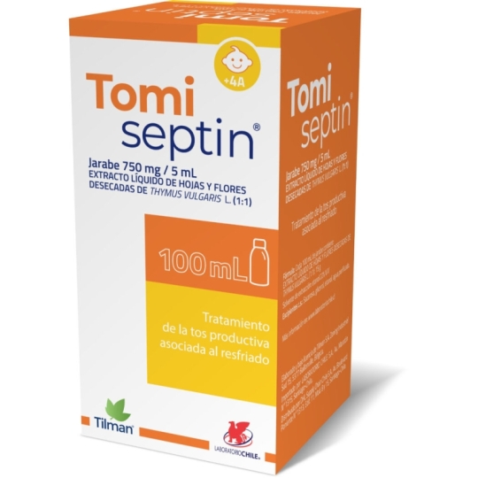 Tomiseptin 750Mg/5Ml Jarabe X100Ml | tomiseptin jarabe 100ml