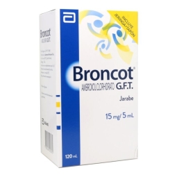 Broncot Gft 15Mg/5Ml Jarabe X120Ml | broncot gft 15mg/5ml jarabe