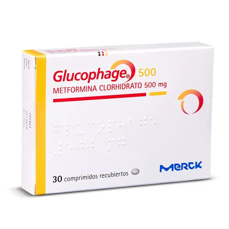 GLUCOPHAGE 500 MG X 30 CM REC
