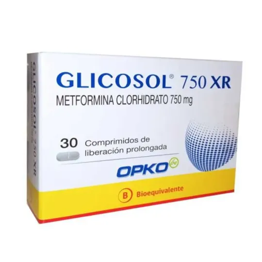 GLICOSOL XR 750mg X30COM