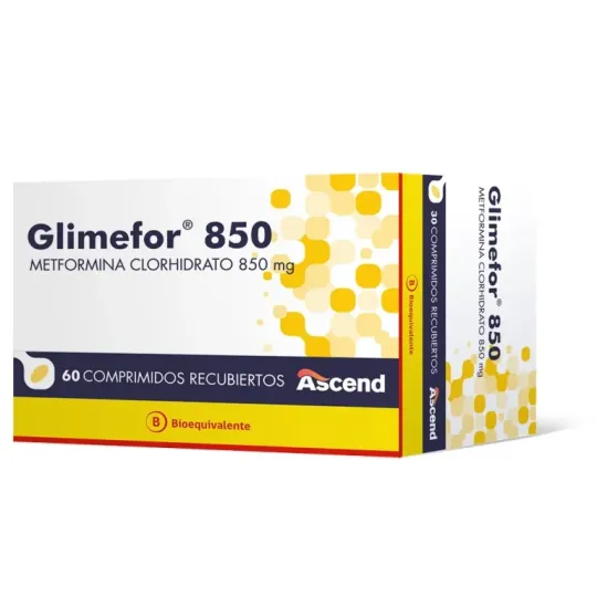 GLIMEFOR 850MG COMPRIMIDOS
