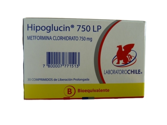 HIPOGLUCIN LP 750MG X30 COMPRIMIDOS