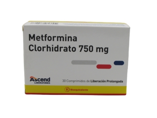 METFORMINA 750 MG X30 COMPRIMIDOS
