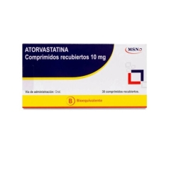 ATORVASTATINA 10mg X30COM.