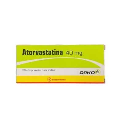Atorvastatina 40 Mg  X 30 Comprimidos | atorvastatina 40mg