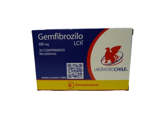 GEMFIBROZILO 600 MG  X 20 COMPRIMIDOS