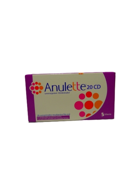ANULETTE 20 CD X 28 COMPRIMIDOS