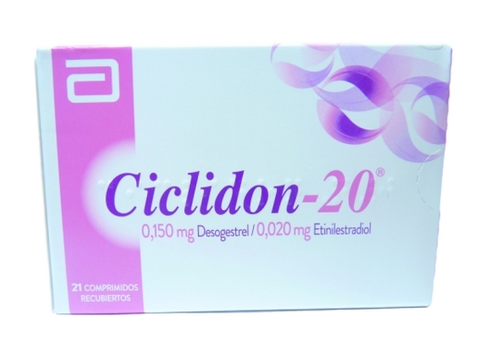 CICLIDON 20 X 21 COMPRIMIDOS RECUBIERTOS
