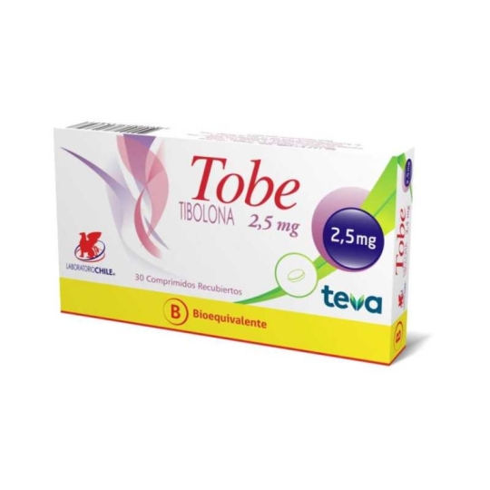 TOBE COM 2.5MG X30 COMPRIMIDOS