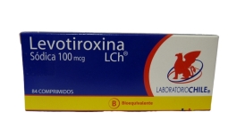 LEVOTIROXINA 100MCG X84 COMPRIMIDOS
