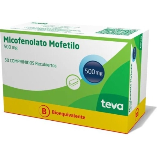 MICOFENOLATO MOFETILO 500MG X500 COMPRIMIDOS