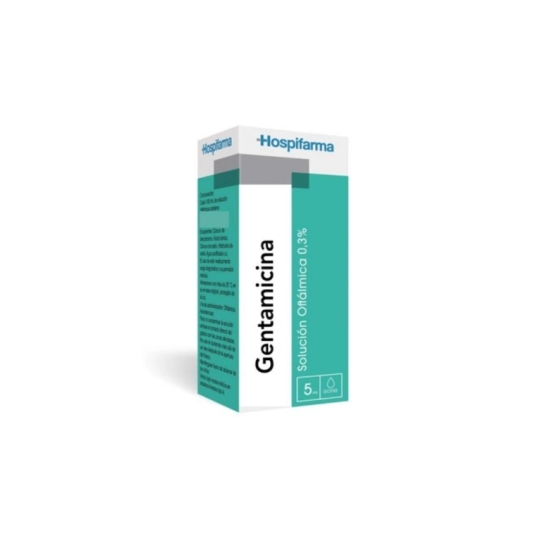 GENTAMICINA 0.3% SOLUCION OFTALMICA X5ML