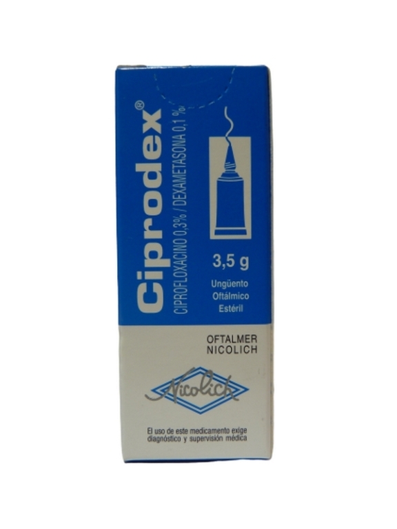 Ciprodex Unguento Oftalmico X 3.5G | ciprodex ungüento 3.5g