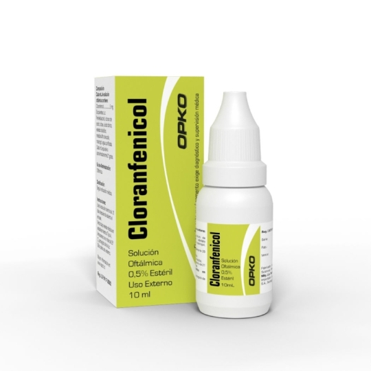 CLORANFENICOL 0.5% SOLUCION OFTALMICA X10