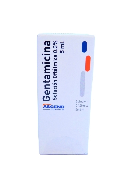 GENTAMICINA 0.3% SOLUCION OFTALMICA 5ML X5