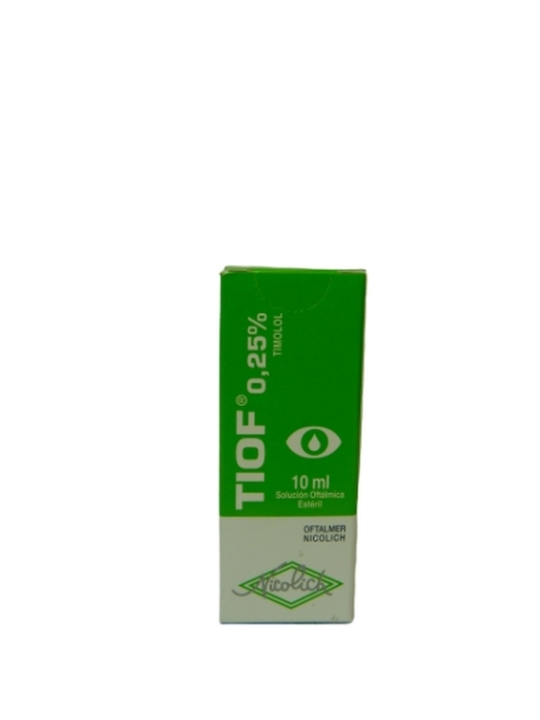 TIOF 0.25% SOLUCION OFTALMICA X 10 ML