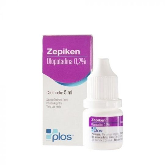 ZEPIKEN SOLUCION OFTALMICA 0.2% 5ML X5