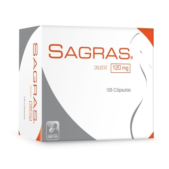 SAGRAS 120 MG X 105 CAPSULAS 