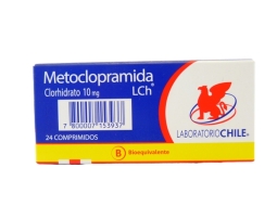 METOCLOPRAMIDA 10 MG X24 COMPRIMIDOS