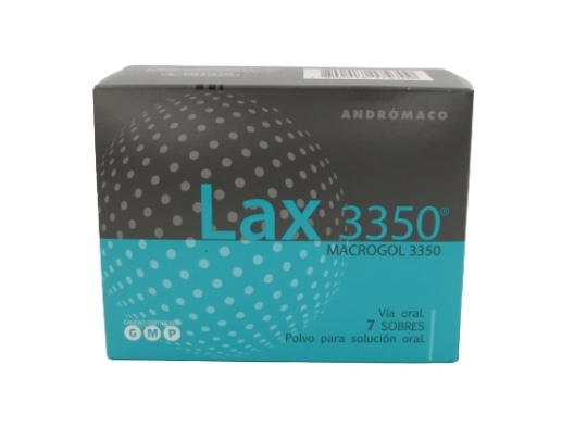 LAX 3350 POLVO PARA SOLUCION ORAL 7g X 7 SOBRES