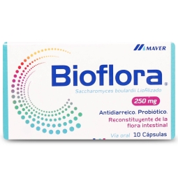 BIOFLORA 250MG X10 CAPSULAS