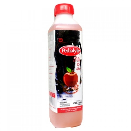 PEDIALYTE 45 SOLUCION ORAL MANZANA X500ML