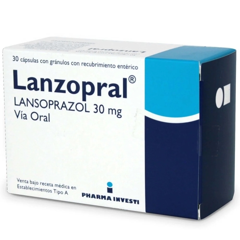LANZOPRAL 30 MG X 30 CAP
