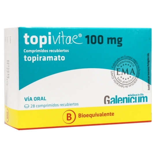 TOPIVITAE 100MG X28 COMPRIMIDOS