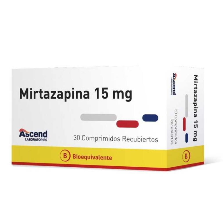 MIRTAZAPINA 15 MG X 30 COM