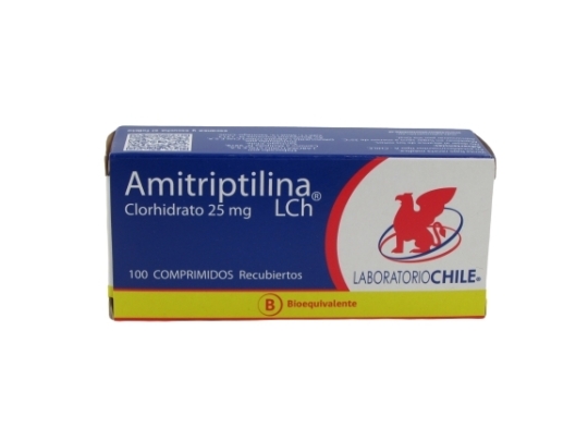 AMITRIPTILINA 25 MG X100 COMPRIMIDOS