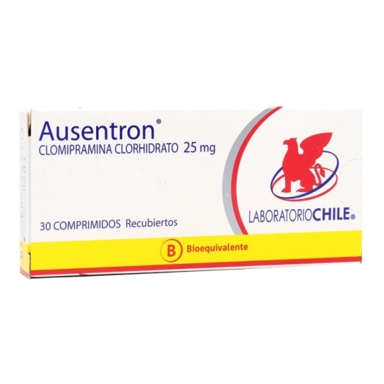 AUSENTRON 25 MG  X 30 COMPRIMIDOS RECUBIERTOS