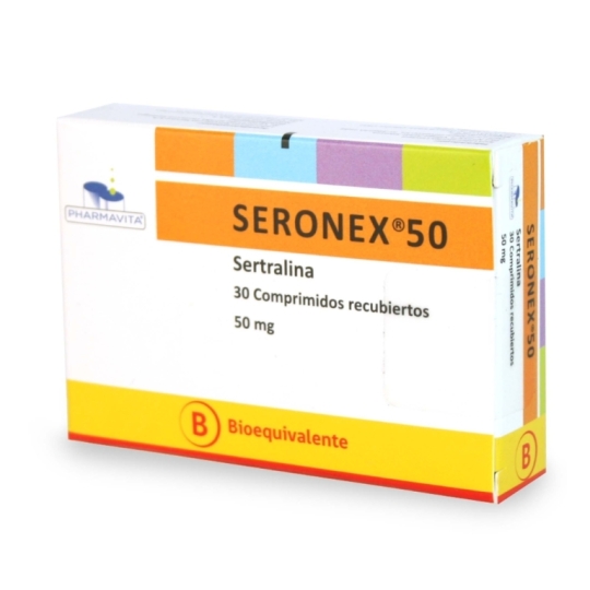 SERONEX COM 50 MG X 30 COM RECUBIERTOS