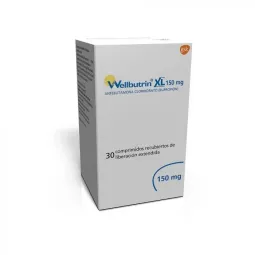 WELLBUTRIN X L 150 MG  X 30 COMPRIMIDOS LIBERACION PROLONGADA