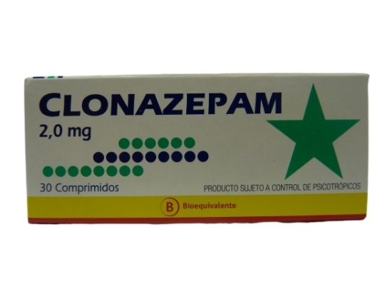 CLONAZEPAM  2mg X30COM.