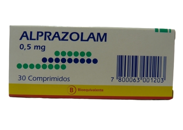 ALPRAZOLAM 0.50 MG  X 30 COMPRIMIDOS