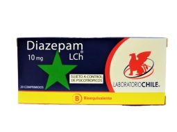 DIAZEPAM 10MG X20 COMPRIMIDOS