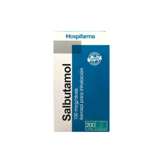 SALBUTAMOL 100mcg INHALACION X 200 DOSIS